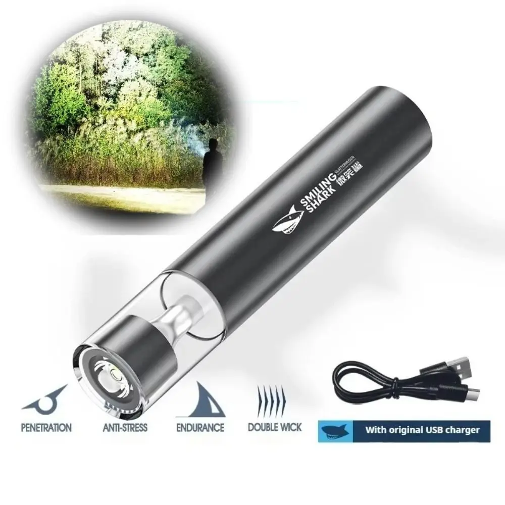 Magnetic Strong Light Flashlight Waterproof Portable USB Rechargeable Flashlight Ultra Bright Mini Size Pocket Flashlights