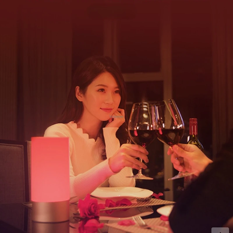 Xiaomi MIJIA-Lámpara de mesita de noche inteligente, luz LED de mesa con Control inalámbrico por aplicación Mi Home, luz nocturna de escritorio para dormitorio, WIFI, Control remoto, 1