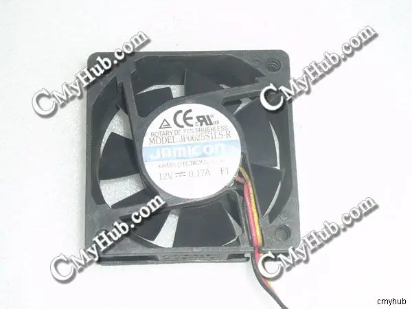 para-jamicon-jf0625s1ls-r-f1-dc12v-017a-6025-6cm-60mm-60x60x25mm-3pin-3wire-ventilador-de-refrigeracao