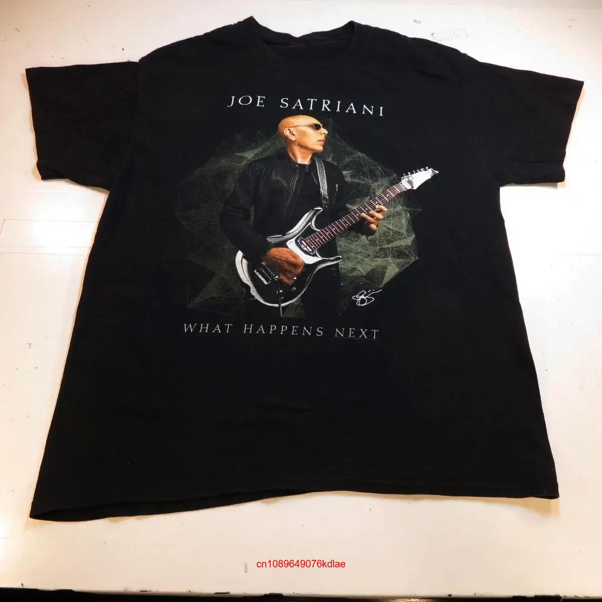 JOE SATRIANI WHAT HAPPENS NEXT T Shirt Cotton Black Men Size S to 5XL HA23 long or short sleeves