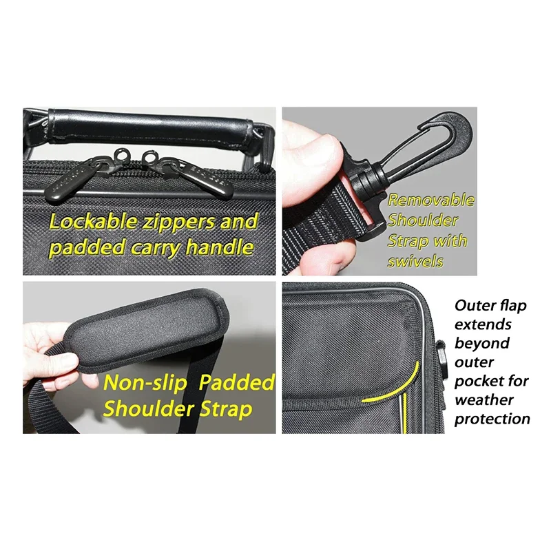 MingShore Removable Shoulder Strap Hard Side Screen Protector Tablet Travel Bag For Surface 3/Surface Pro 3/Surface Pro 4 Tablet