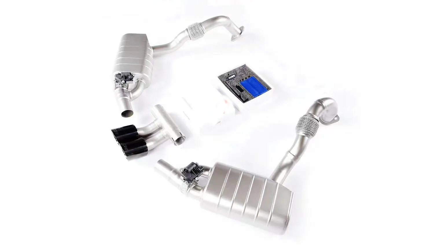 جديد 2019-2011 لأنبوب عادم كايمان/بوكستر 981 من الفولاذ المقاوم للصدأ يدعم التخصيص سهل التركيب ضمان لمدة عامين