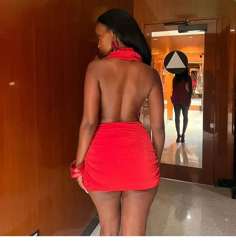 Bodycon Dresses Hot Pink Woman Tie Dye Colorful Festival Summer Music Concert Outdoor Event Sleeveless Mini Bohemian Boho Hippie