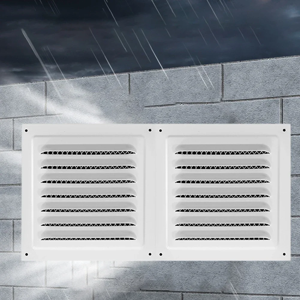 Griglia del flusso d'aria Copertura dello sfiato del flusso d'aria Uso interno Uso esterno Schermo per insetti integrato Dimensioni compatte Ventilazione efficiente