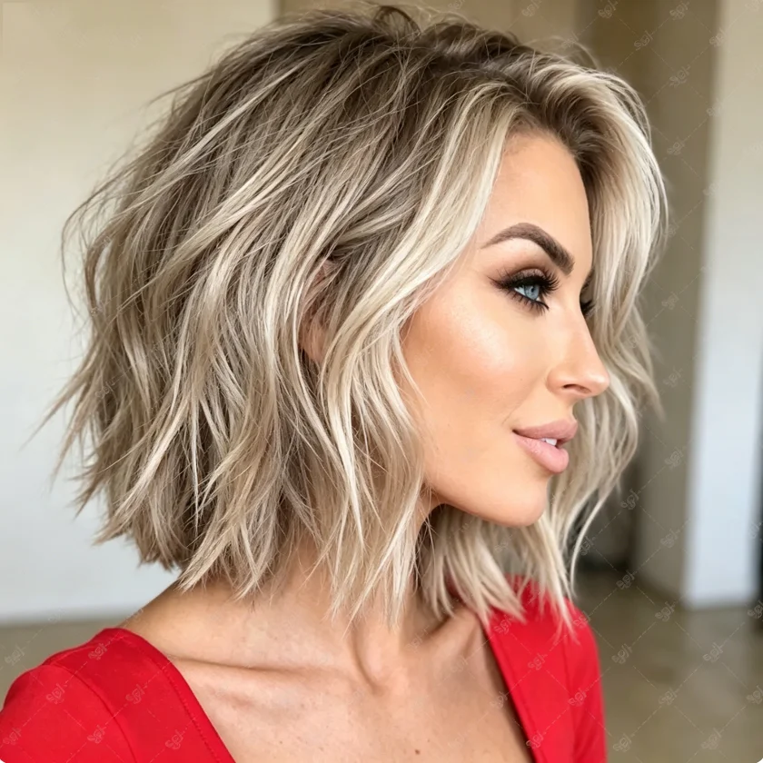 Glueless Fashion Highlight Blonde Soft Natural 18inch Wave 180 Density HD lace front wig for women Heat Resistant Preplucked