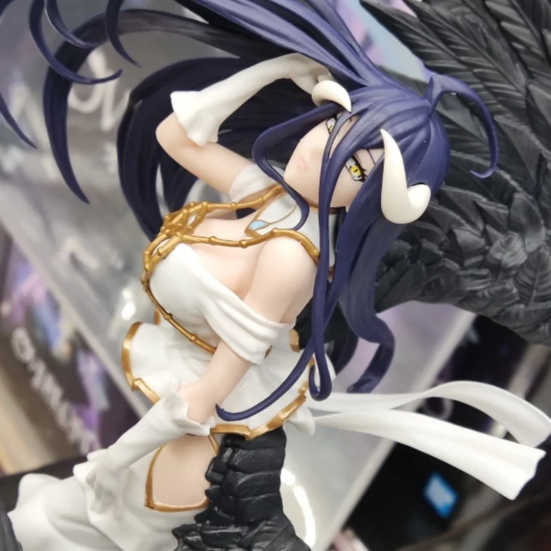 Banpresto Overlord Evolve Albedo figura Anime mercancía escritorio ornamento colección regalo de vacaciones juguetes en Stock modelo