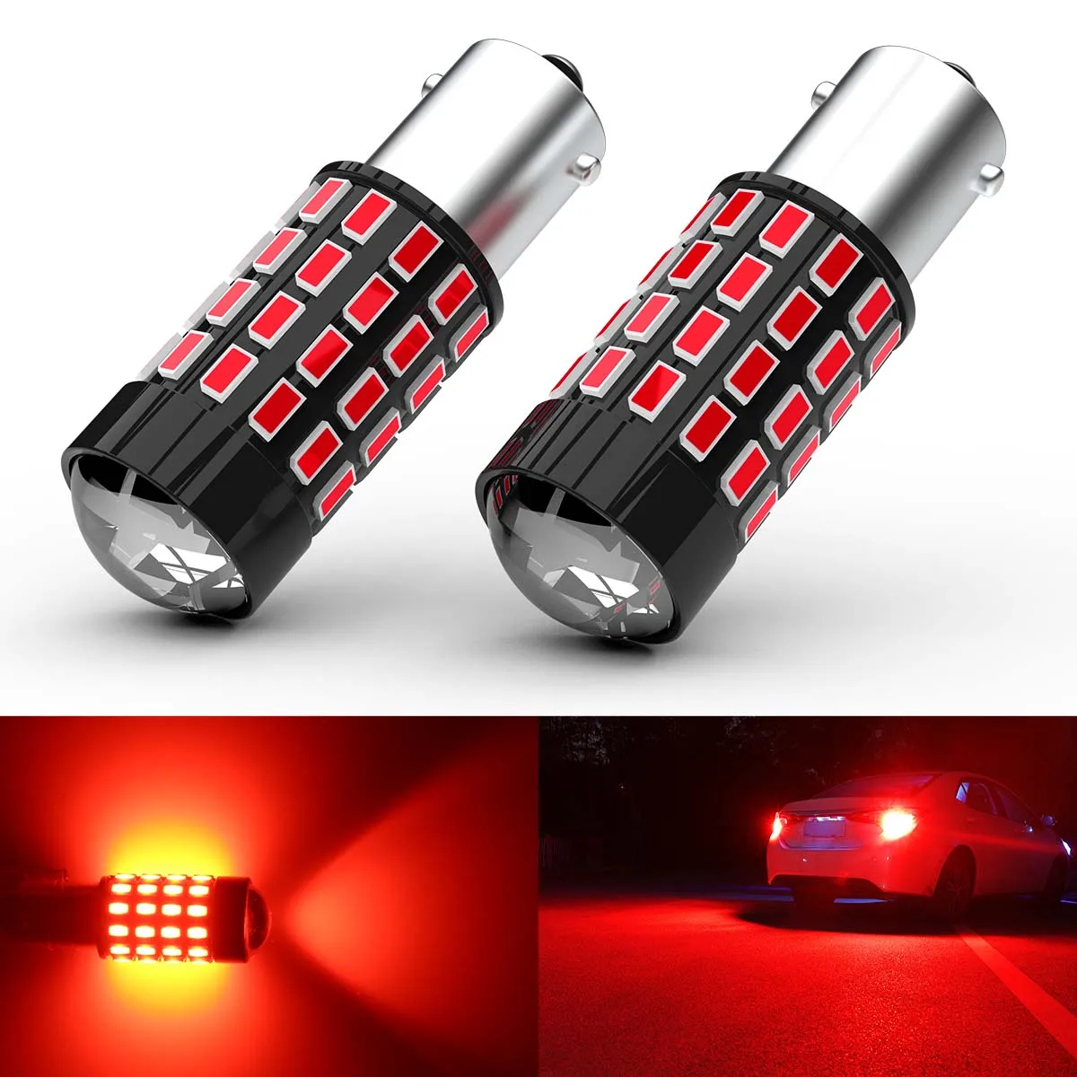 2x Canbus BAY9S H21W Led-lampen Auto Backup Lampen Reverse Lichter Für BMW F30 F31 F34 Ford Mondeo 3 Renault Clio 4 sitz Leon 5F MK3 – Detail 3