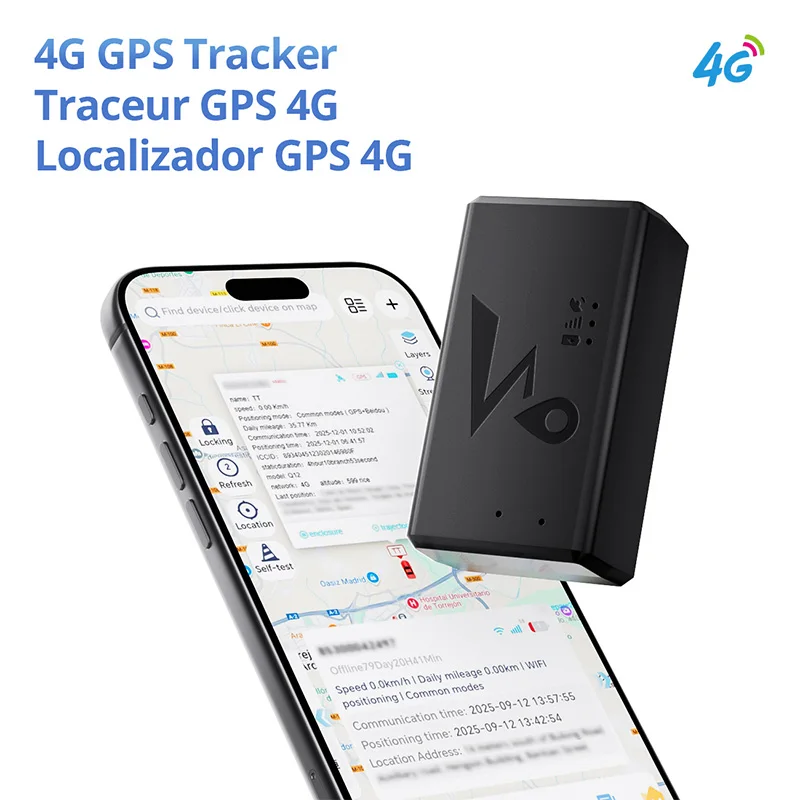 

10000/20000mAh Battery 4G GPS Tracker Car Vehicle Track Locator Magnet Long Standby Real-Time GPS Tracking Device Location APP