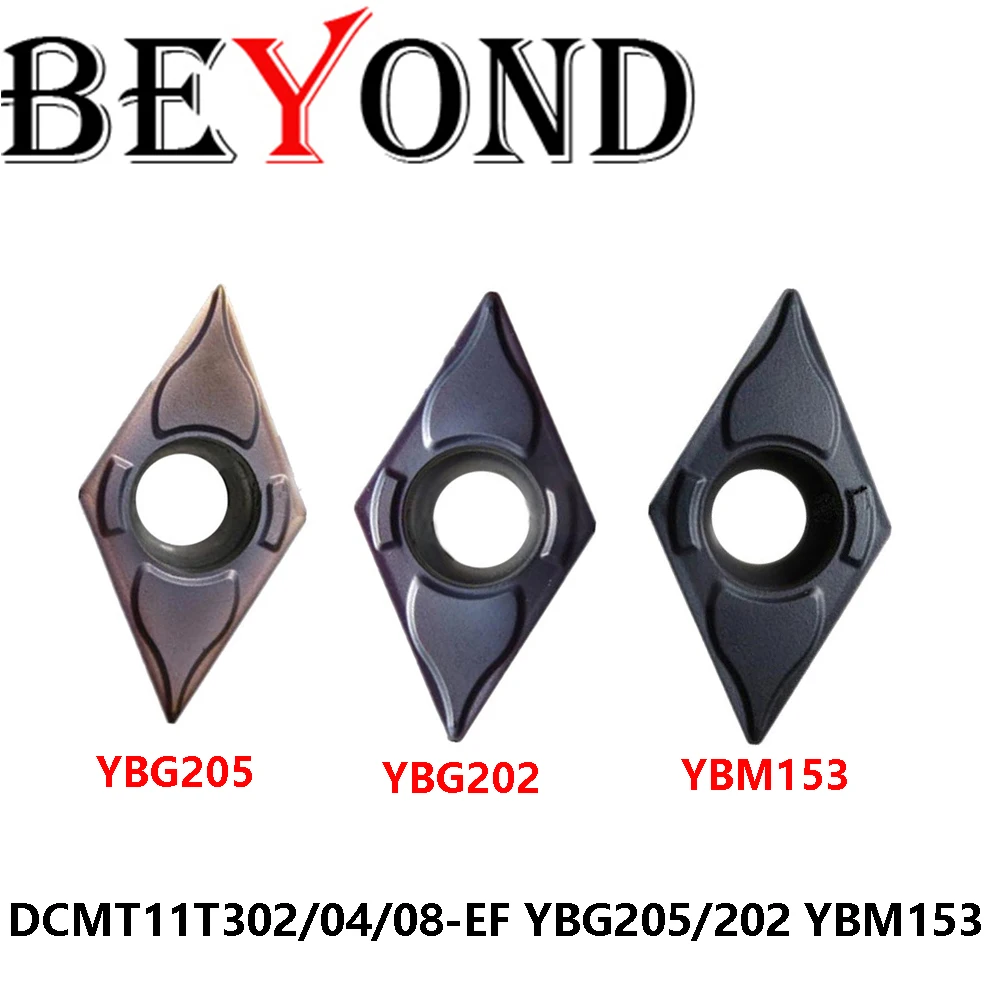 

Original DCMT11T302-EF DCMT11T304-EF DCMT11T308-EF YBG205 YBG202 YBM153 Cutter Machine Turning Tools DCMT DCMT11T304 CNC Inserts