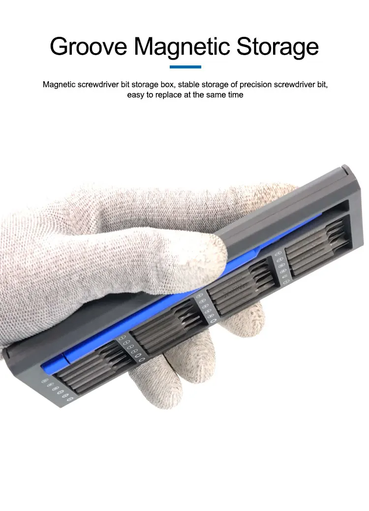 SUNSHINE SS-5118 25 in 1 High Performance Precision Magnetic Bits Screwdriver Set For iPhone Repair Disassembly Opening Tool