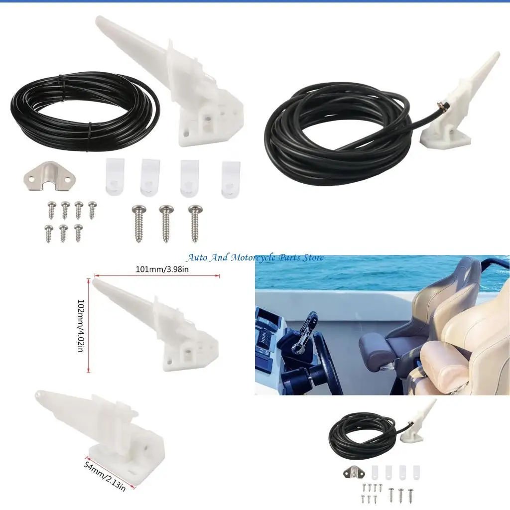 

P9FD Boats Speedometer Pipe Universals Speedometer Kick-Up With 20Ft PVC Tube