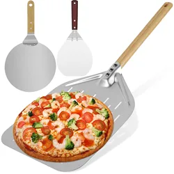 6.5/12 inch Non-Stick Pizza Shovel Cake Lifter Transfer Tools with Wood Handle for Baking Bread Pizza Kitchens Accessories NEW