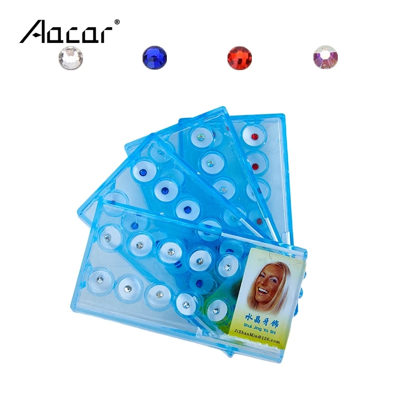 10pcs Tooth Gems Acrylic Diamond Bur Dental Material Jewelry Kit Crystal Tooth Decoration Teeth Whitening Studs