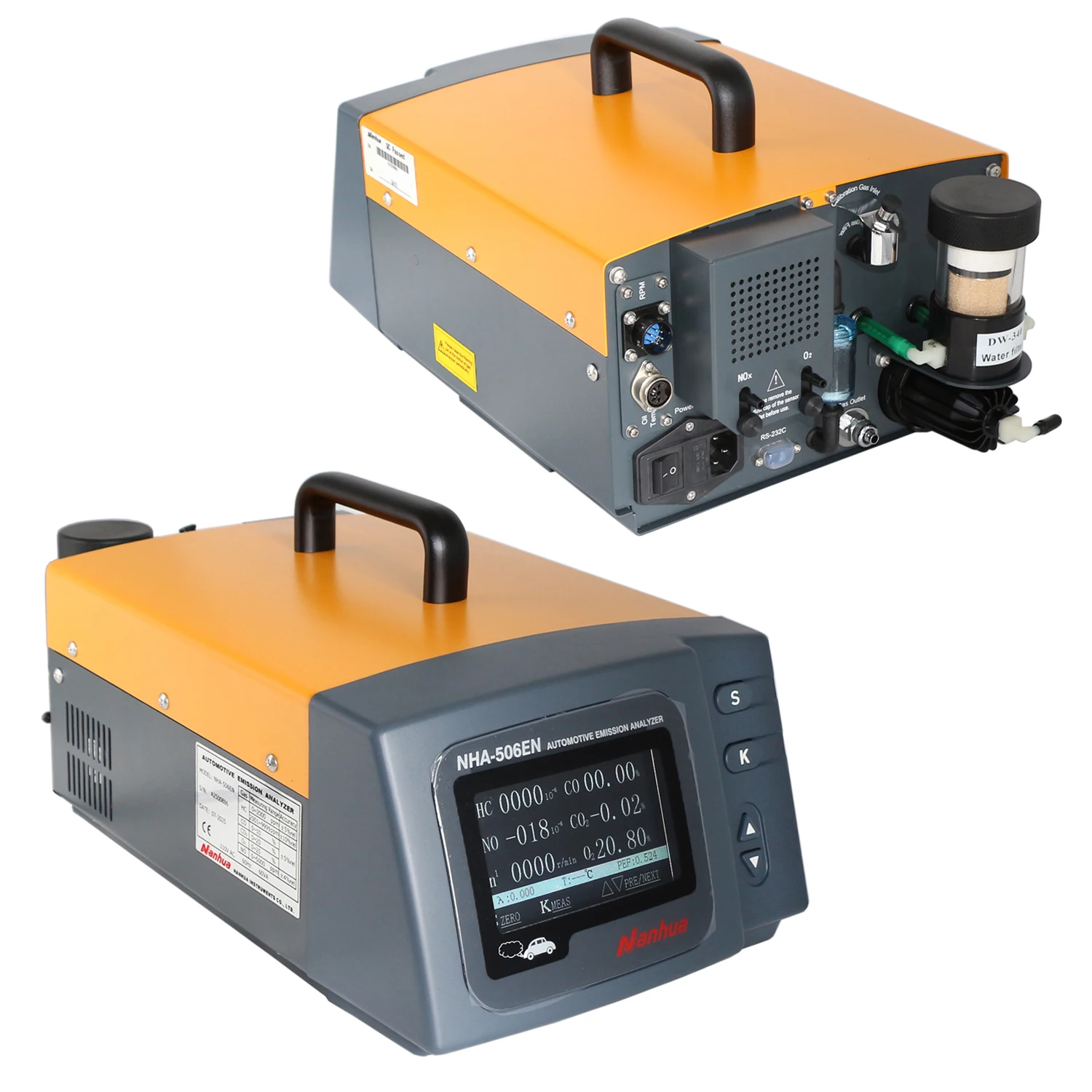 NHA-506 Automobile Exhaust Analyzer Electronic Instrument Auto and Motorcycle Detection Equipment