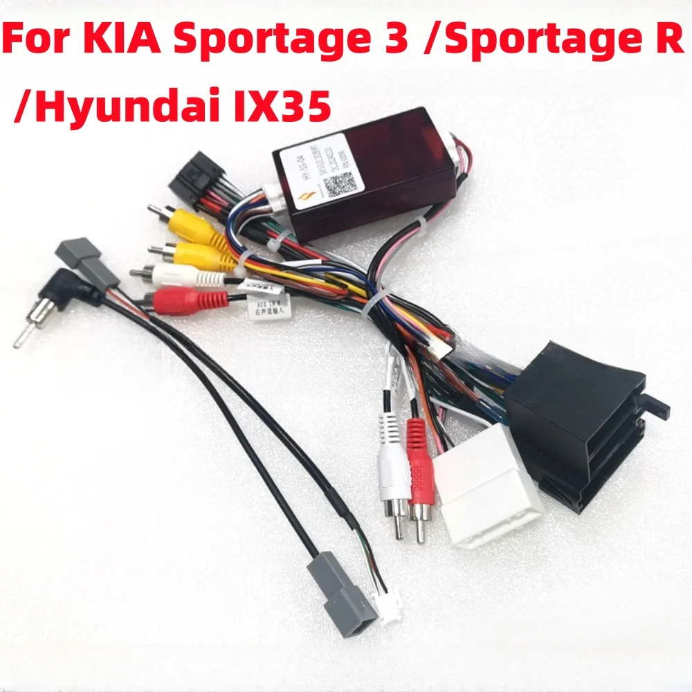 For KIA Sportage 3 2010-2015/Sportage R 2010-2012/Hyundai IX35 2010/Riona 2008-2012Android Radio Canbus Box HY-SS-04 16Pin Cable