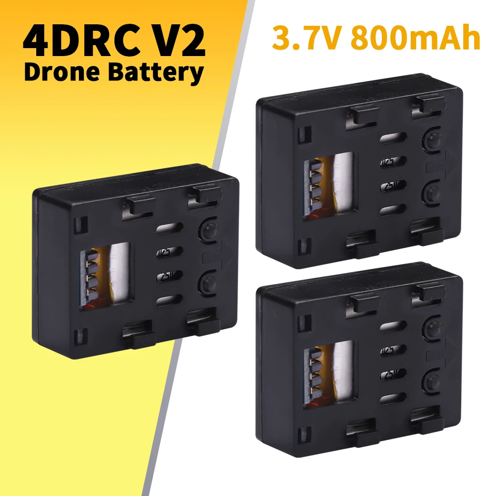 Обновление 3,7 В 4D-V2 RC Drone Батарея для 4DRC V2 Mini Four Аксессуары для вертолетов Складной RC 3,7 В 700 мАч Lipo Батарея