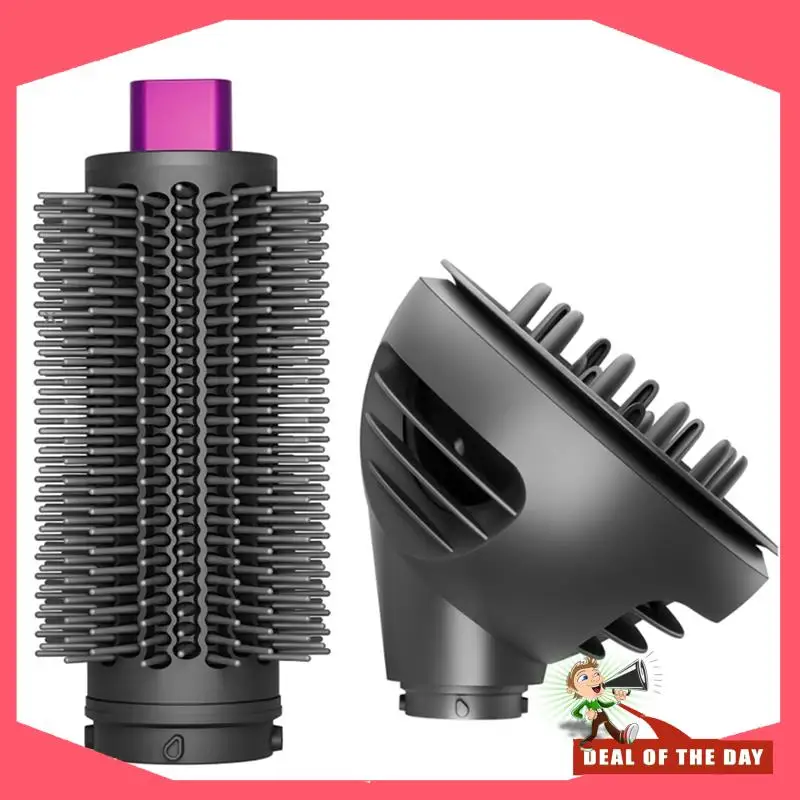 

Набор насадок для укладки волос Dyson Airwrap HS01 HS05 HS08: круглая щетка для объема и диффузор для создания волн, доставка за 24 часа