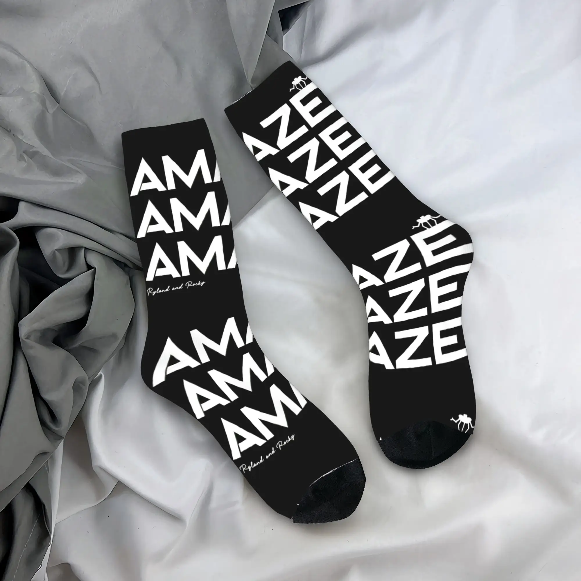 

Project Hail Mary Shirt Amaze Minimalist Space Socks Men Women Socks Harajuku Spring Summer Autumn Winter Middle Tube Socks