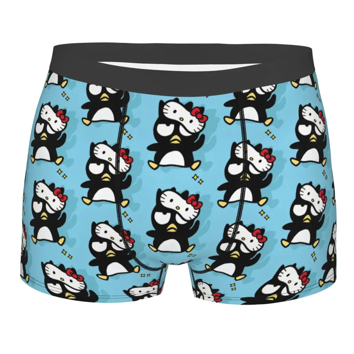 

Custom Novelty BAD Badtz-Maru Sanrio Cartoon XO Child Boxers Shorts Panties Men's Underpants Comfortable Briefs Underwear