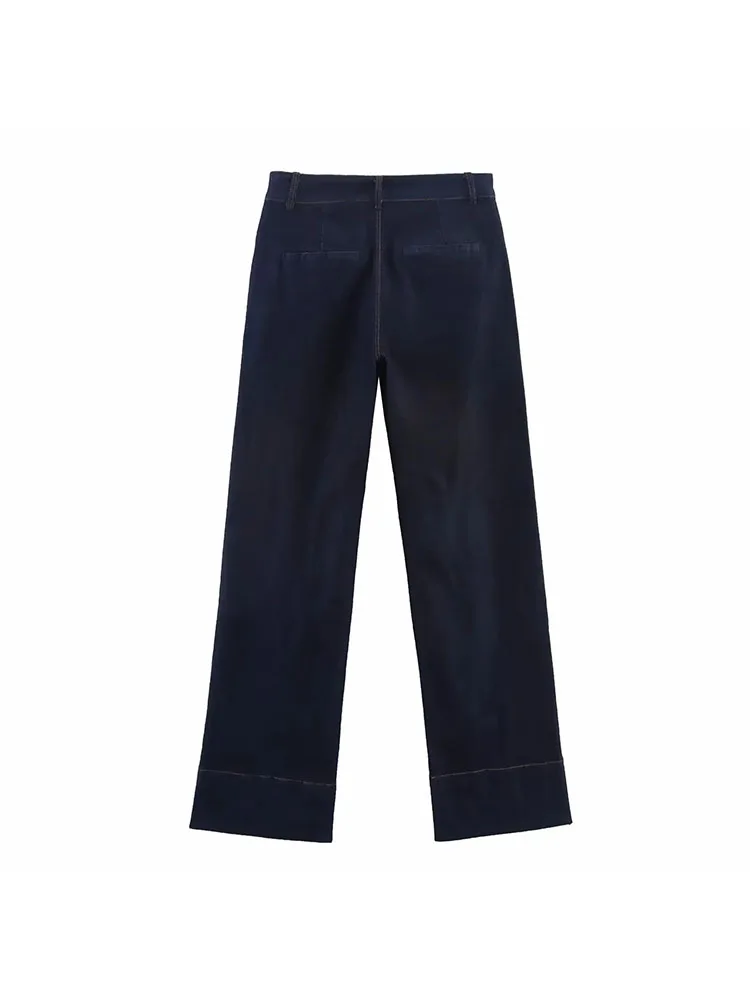 Vrouwen 2025 Korte Mouwen Denim Shirt Lange Sets Vrouwen 2 Stuks Mode Vrouwen Broek Pak Casual Tweedelige Set vrouwen Outfit ﻿