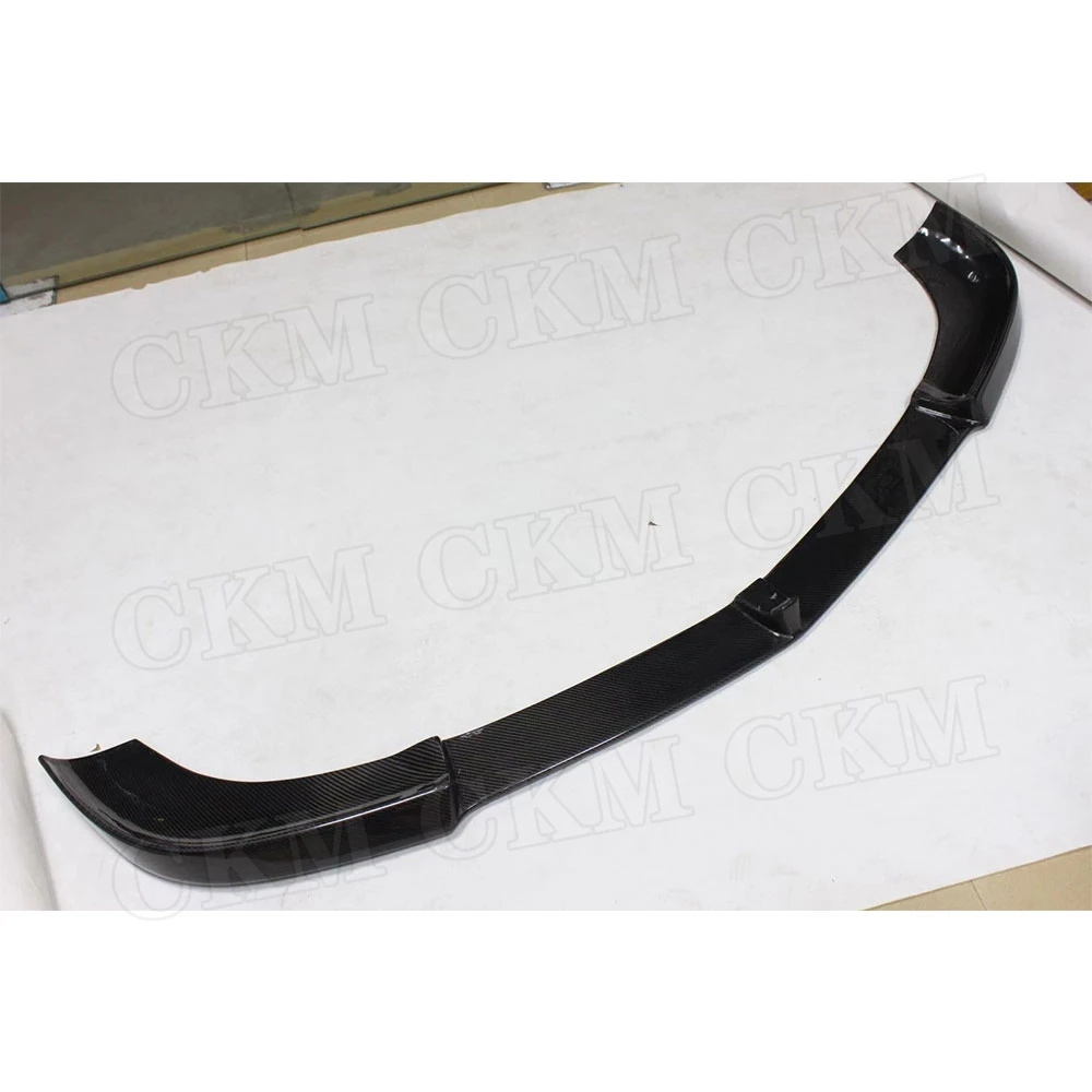 CKMUUER Carbon Fiber Head Chin Shovel Front Bumper Lip Spoiler For Benz E Class W212 E260 E300 E400 E63 AMG 2010-2013 FRP view 5
