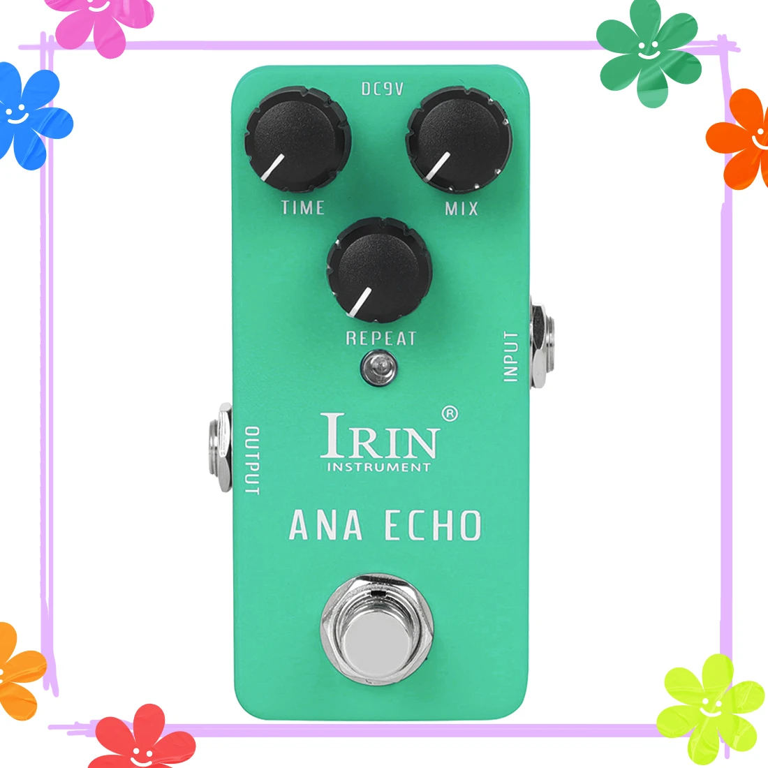 IRIN Ana Echo Pedal de efecto Guitarra eléctrica efectos de retardo analógico suave True Bypass pedales de línea analógica pura RS-10 piezas de Guitarra