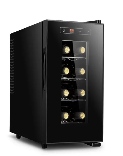 

Лучшая цена, 23 л, 8 бутылок, цифровой электрический винный шкаф с температурой, автоматический холодильник, высококачественный электрический винный шкаф