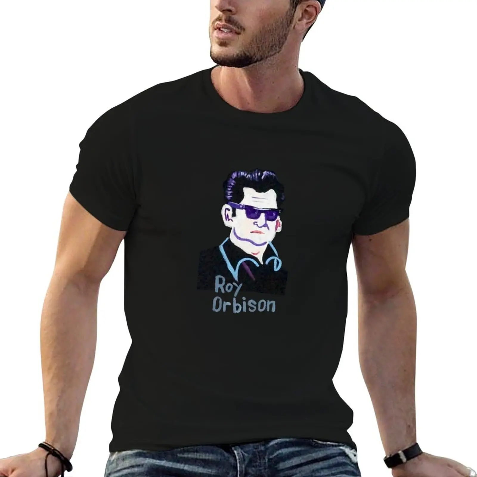 

Roy Orbison T-Shirt kawaii clothes plus size clothes blue archive oversized vintage t shirt men