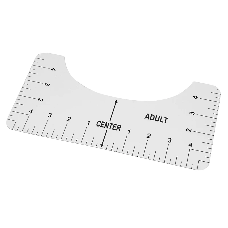 Tshirt Ruler Guide T-Shirt Placement Ruler Guide Vinyl T-Shirt Alignment DIY Tool Design Craft Tool Set Of 2