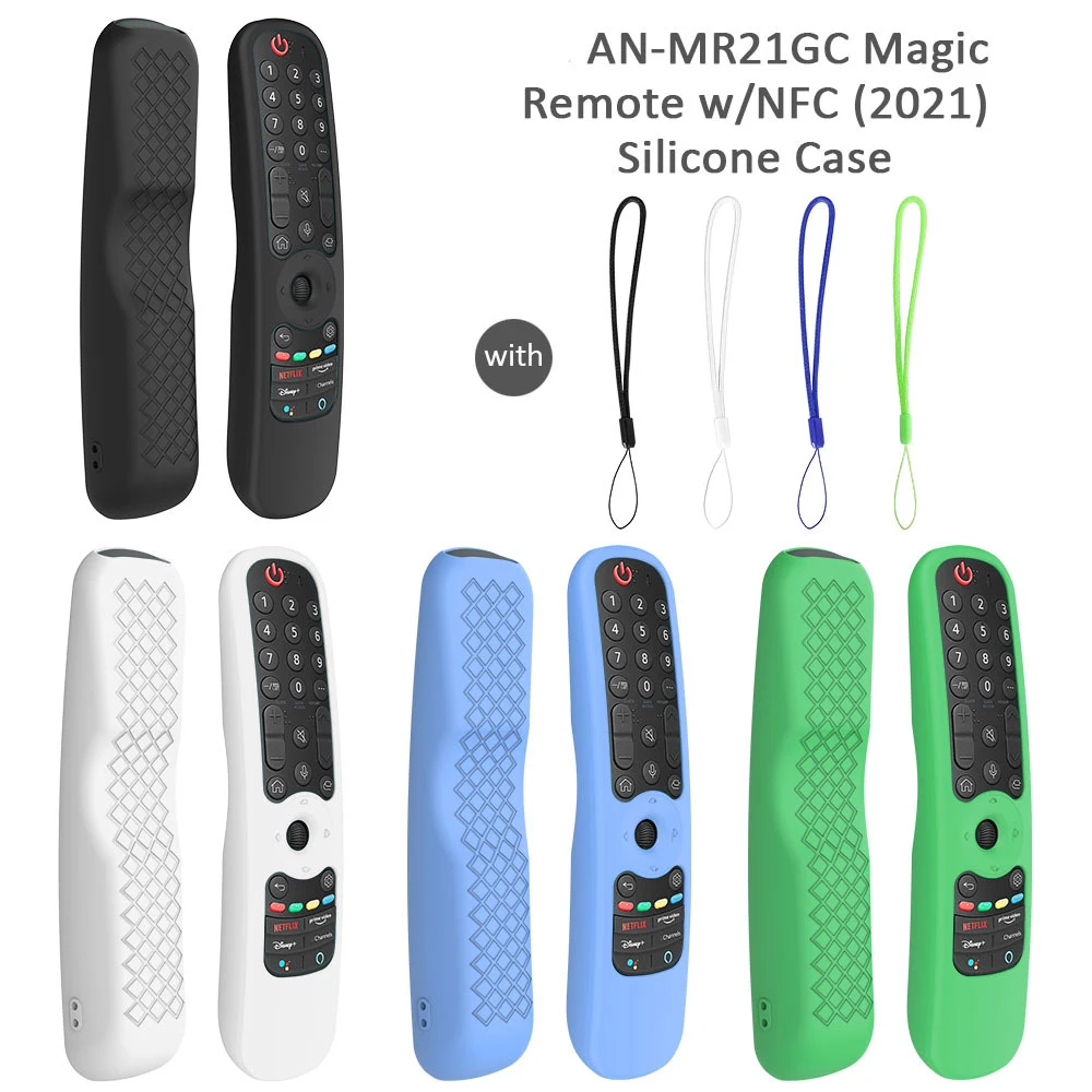 AN-MR21GA Silicone Case For LG AN-MR21GC AN-MR21N Magic Remote Control Protective Soft Cover Shockproof For LG OLED TV Remote