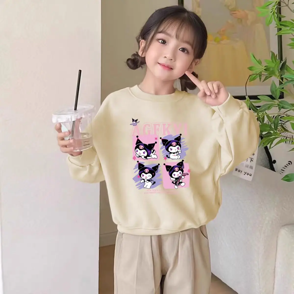 طفل الفتيات 100% ملابس قطنية طفل لطيف كونومي مطبوعة البلوز الأطفال الخريف موضة كم طويل تي شيرت الصبي الملابس