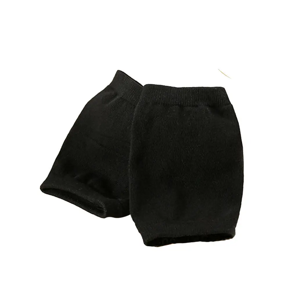 Knee Support Sleeve Knee Warmer Black Elastic Anti-Skid Texture Running Hiking Outdoor Sports Injury Prevention