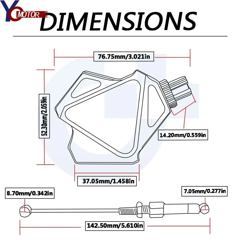 Для GASGAS 300EC 2005-2018 300 EC мотоциклетный рычаг тормозной муфты, трюковая муфта, легко тянущий трос, система рычага, алюминиевые аксессуары