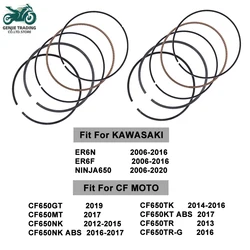 83mm Motor Bike Piston Rings Set For KAWASAKI ER6N ER6F 2006-2016 NINJA650 For CF MOTO CF650NK CF650GT CF650MT CF650TK CF650TR