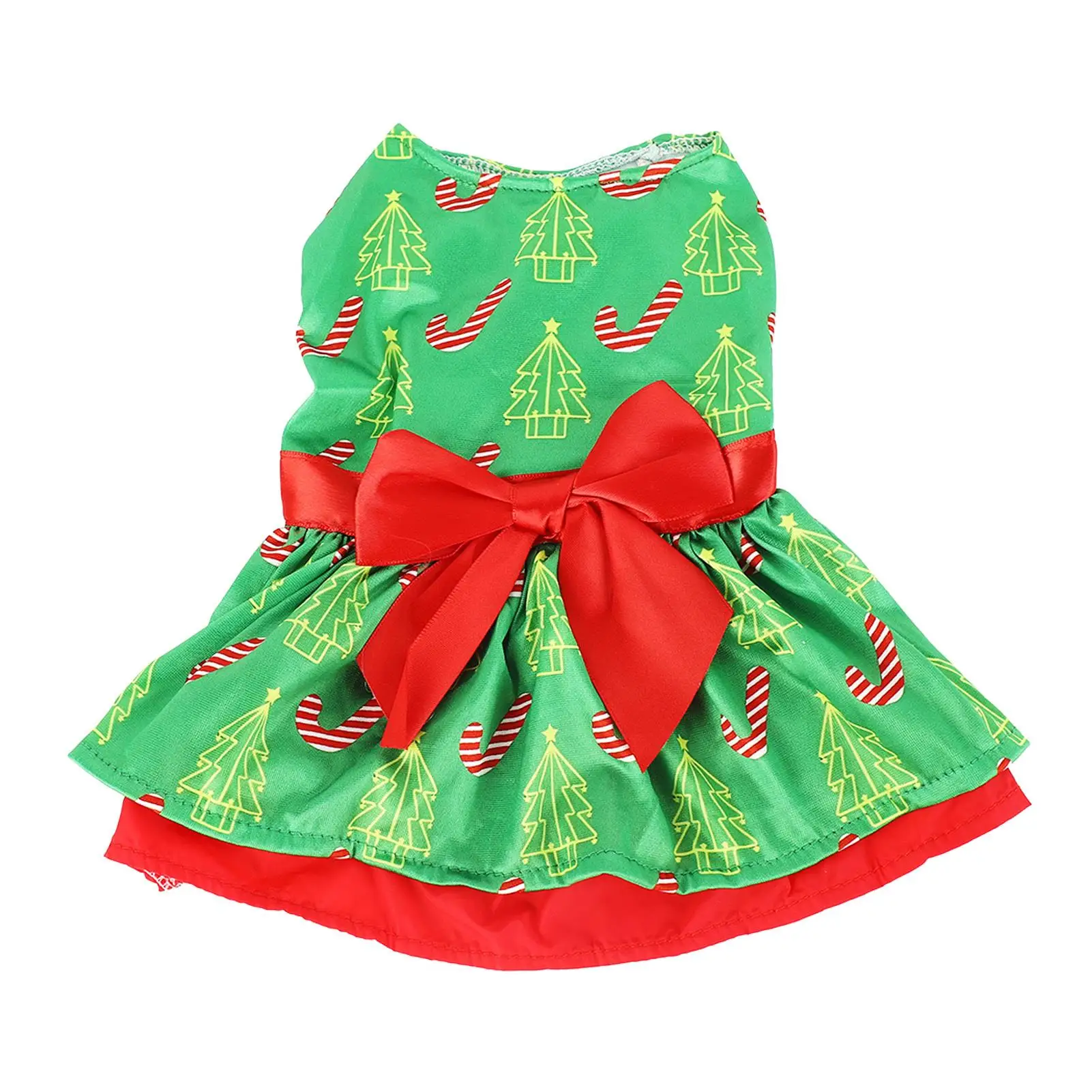 

Cute for christmas Tree Puppy Dress - Fashionable Summer Dog Dress for Parties & Daily Wear