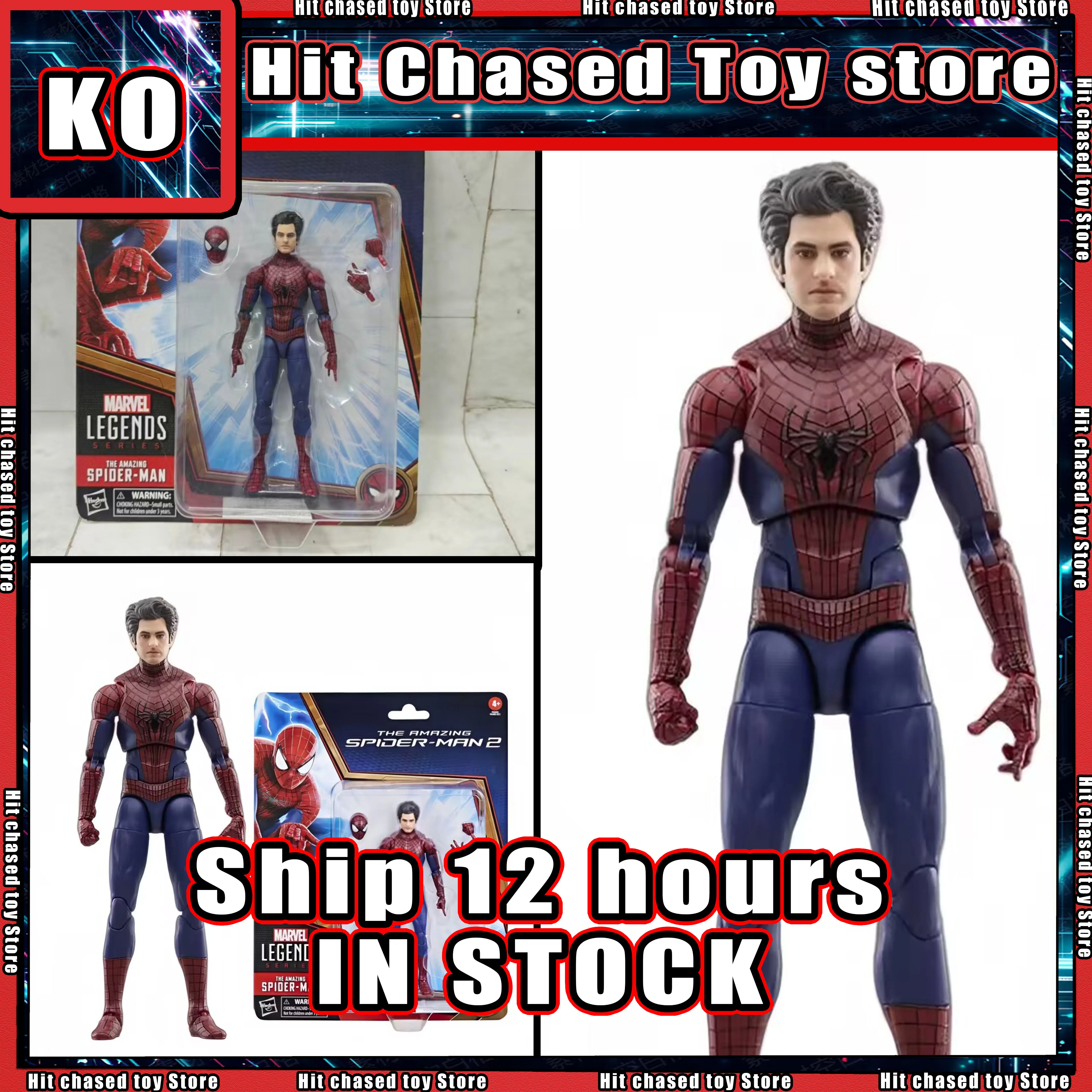 

In Stock Ko Hasbro Marvel Legends Figure Andrew Garfield Spider-Man Action Figures The Amazing Spider-Man Figurine Toys Gifts