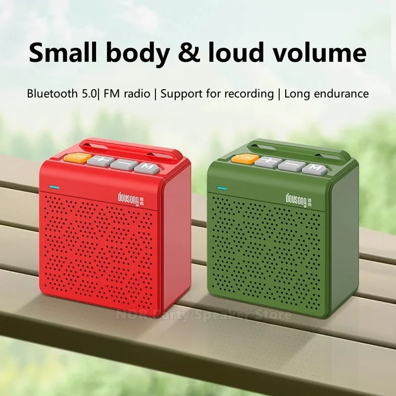 Bluetooth 5.0ポータブル軽量ミニスピーカー,ワイヤレススピーカー,屋外,キャンプ,ポケット,ウォークマン,音楽再生
