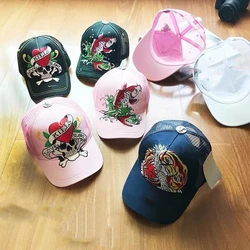 Czapki baseballowe dla mężczyzn czapki z daszkiem Hardy czaszka głowa tygrys dla kobiet udekorować wiosenne lato ciepła czapka gorras para hombres