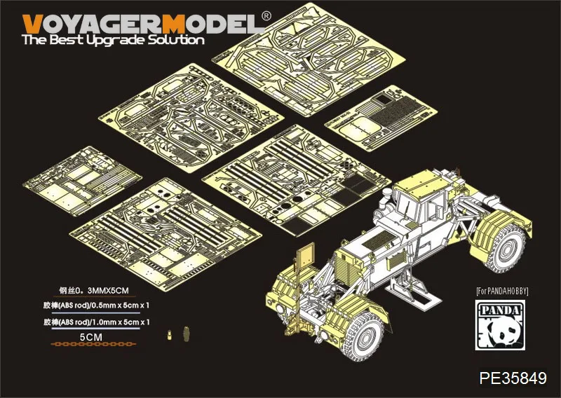 

Voyager Model PE35849 1/35 Modern US Husky Mk.III Vehicle Mounted Mine Detector (VMMD)(For PANDA PH35014)