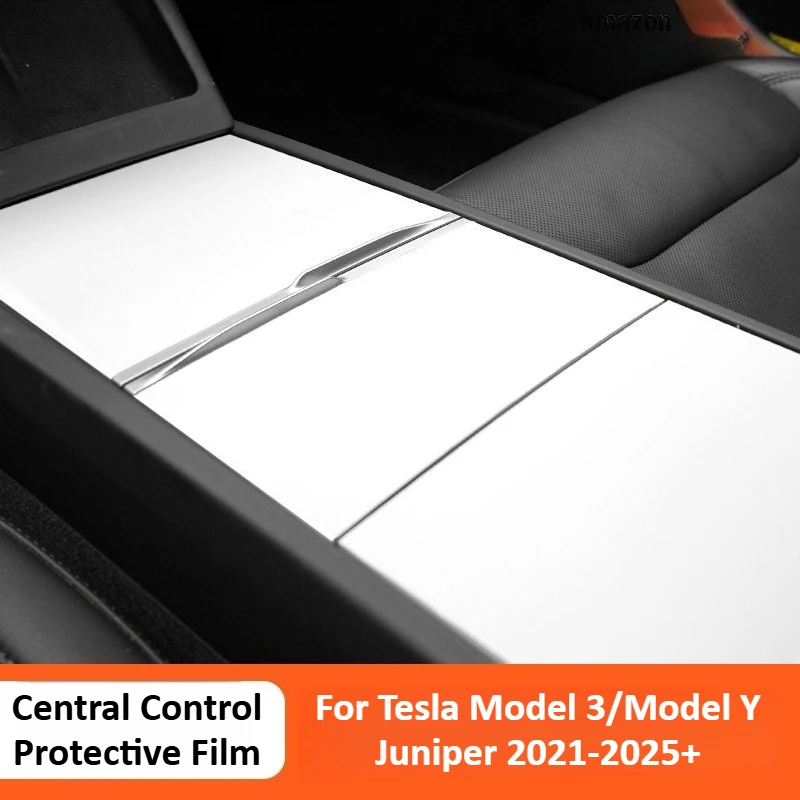 

Защитная пленка для центрального управления для Tesla Model 3/Model Y Juniper, силиконовая накладка, электростатическая панель, наклейка, декор, автомобильные аксессуары
