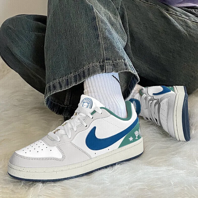 

Nike children's shoes COURT BOROUGH sports shoes men's and women's low-top casual board shoes HM3722-141