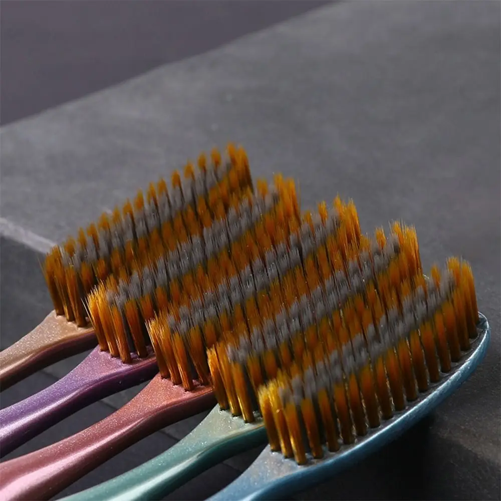 5PCS Coating Cleaning Huge Head Toothbrush Large Long Head Whitening Teeth Large Head Toothbrush Oral Care
