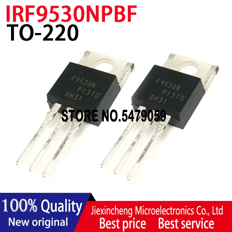 10PCS IRF9530NPBF F9530N IRF9530N IRF9530 TO-220 -100V/-14A MOSFET TO220 New original