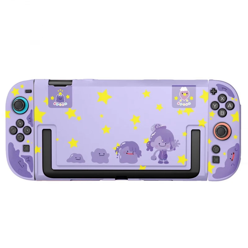Pokemon Cartoon Ditto Protective Case for Nintendo Switch 2 Anime Purple Anti-Scratch Hard Shell Dockable Grip Cover Travel Bag