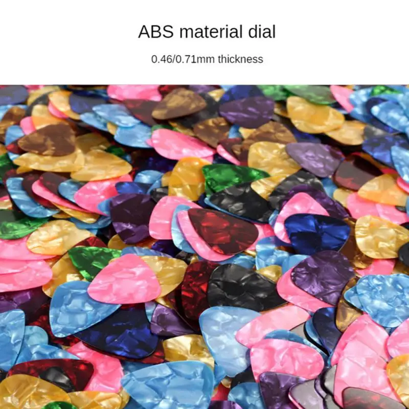 2/3PCS Ultra-thin And Lightweight 1mm Guitar Pick Celluloid Paddle High Quality Materials Color Guitar Pick 0.5mm