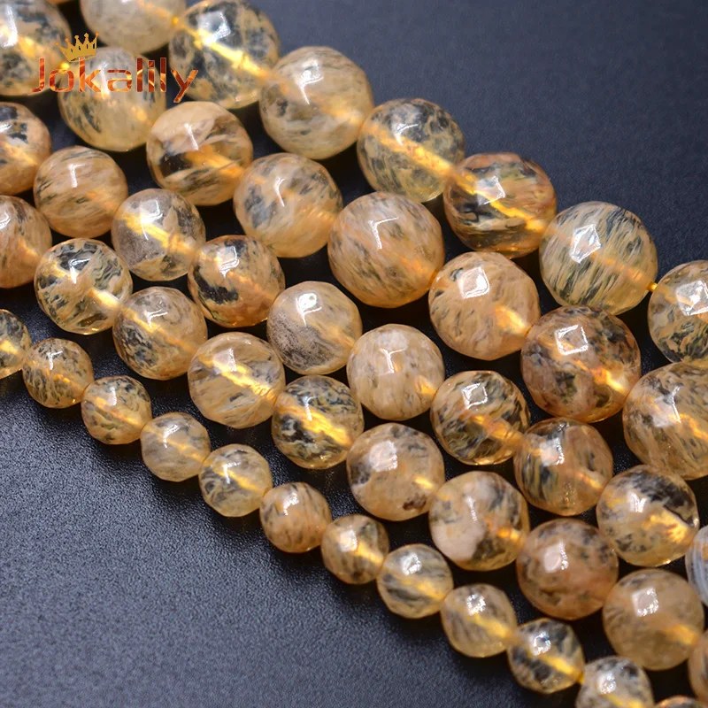 

Natural Stone Faceted Citrines Quartz Beads Loose Beads For Jewelry Making DIY Bracelet Necklace Accessories 6 8 10 12mm 15"inch