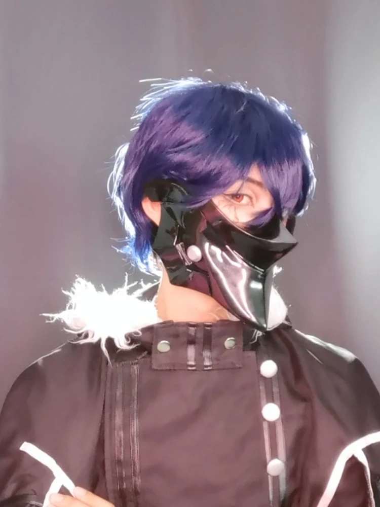 Tokyo Ghoul Kirishima Ayato en Kureo Mado Cosplay Masker Glasvezel Prop voor Anime Halloween Kostuum