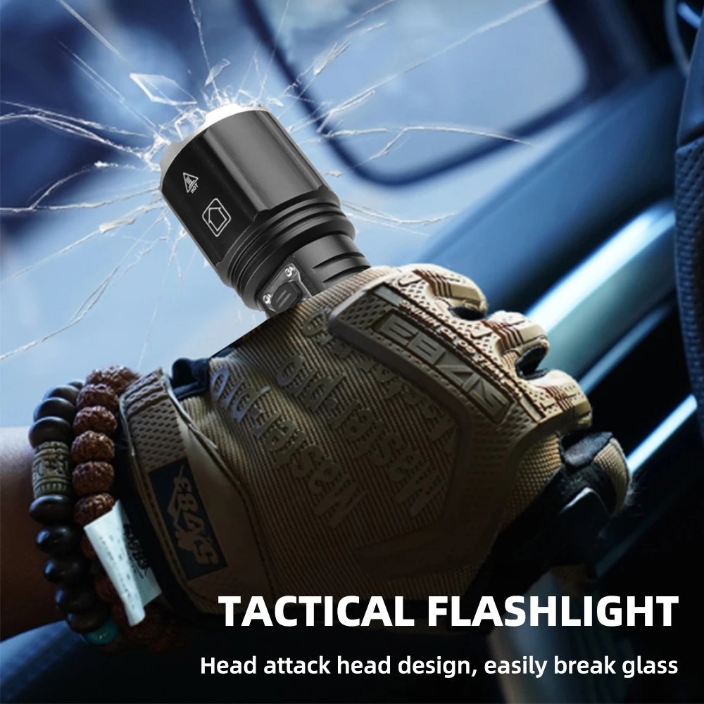 XHP160 Powerful Flashlight High Power with Power Bank Function Self Defense Rechargeable Lamp Torch Lantern Led Flashlights