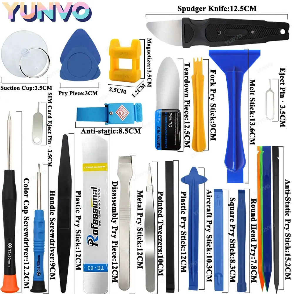 10-48Pcs Precision Magnetic Screwdriver Set Professional Electronic Disassembly Repair Tool Kit for Cell Phones Tablets Laptops