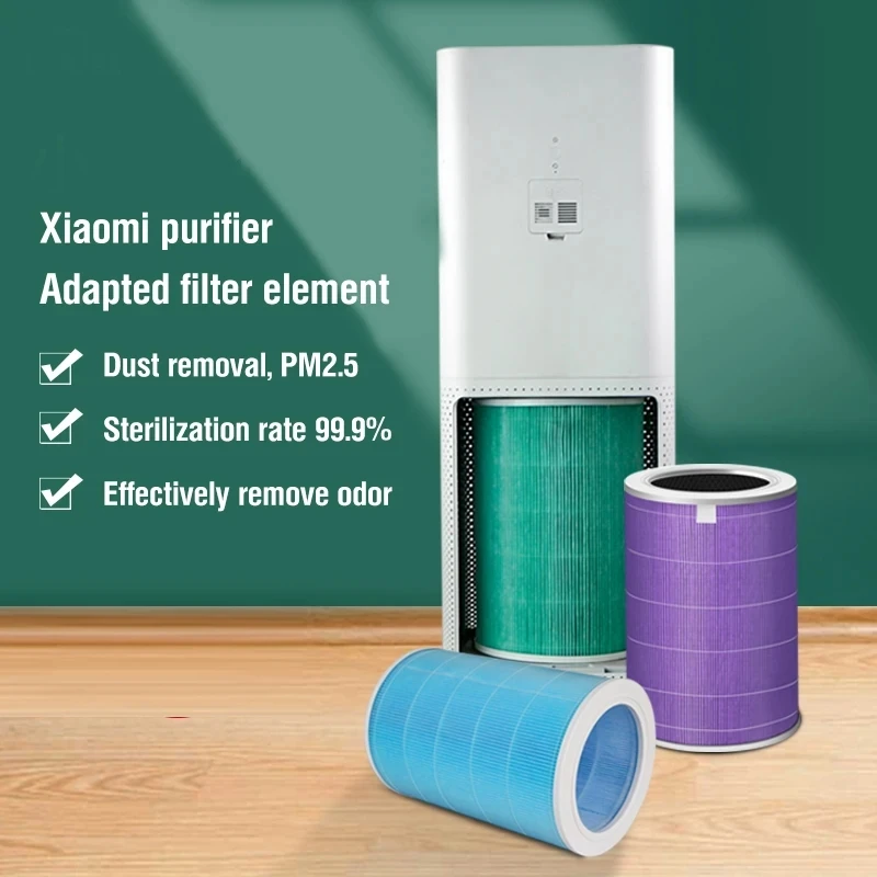 Für xiaomi mi luft reiniger filter für xiaomi reiniger mijia 2 2c 2h 2s 3 3c 3h pro luftfilter carbon hepa ersatz